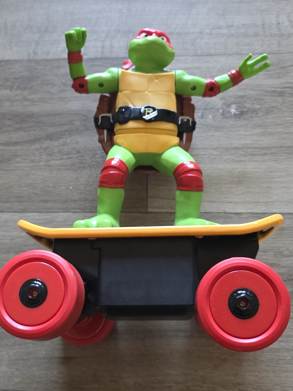 Teenage Mutant Ninja Turtles Raphael Skateboard Action Figure - Red & Green